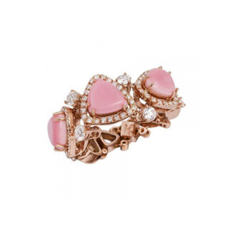 Divina Ring in Rose Gold and Queen Conch
