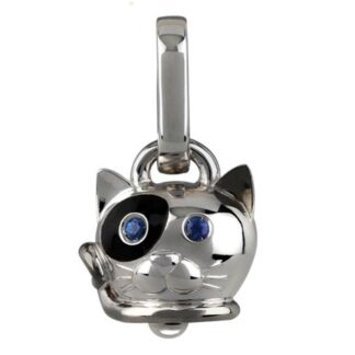 Micro Campanella Charm with Cat