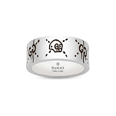 Ghost Ring in Sterling Silver 9 mm