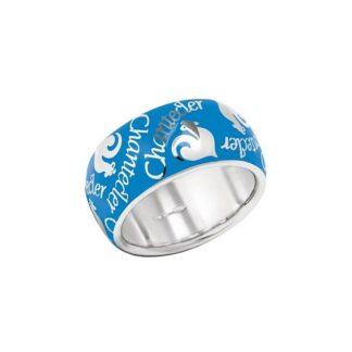 Et Voilá Ring with Light Blue Enamel