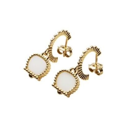 Micro Campanella Earrings in Yellow Gold with Kogolong