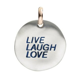 "Live, Laugh, Love" Coin Charm in Large