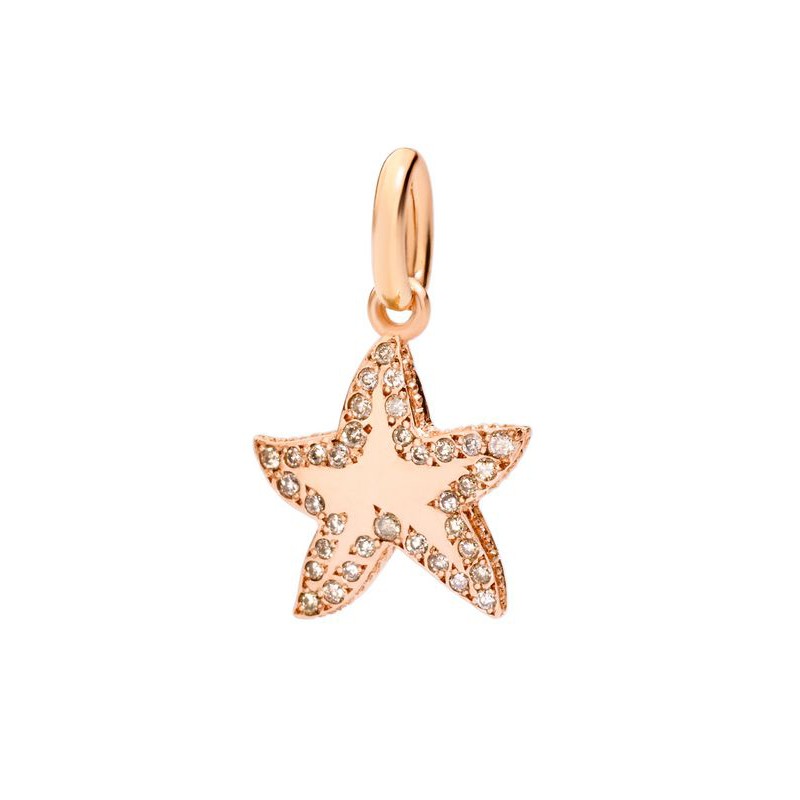 Stellina Charm with Brown Diamonds