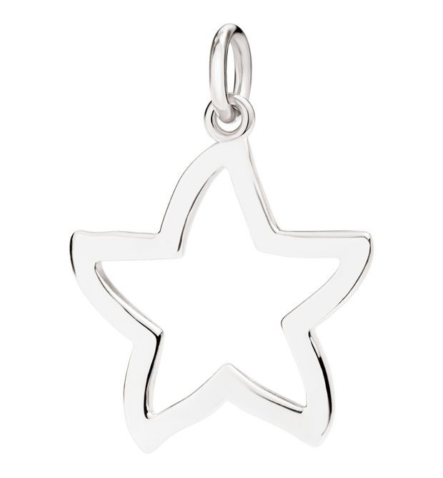 Stellina Silhouette Charm in Sterling Silver