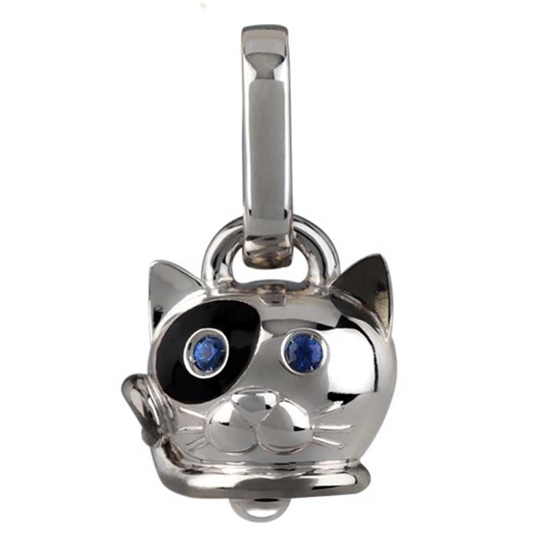 Campanella Charm with Cat