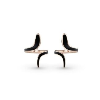 Eden Earrings in Black Ceramic