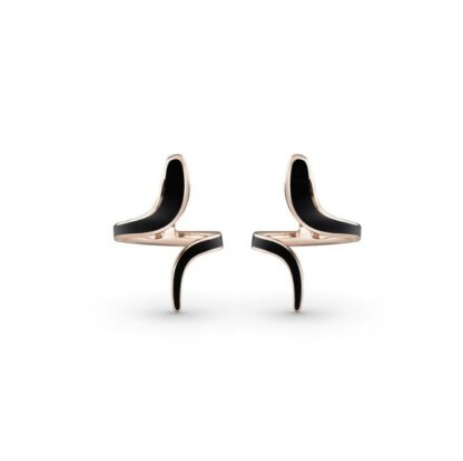 Eden Earrings in Black Ceramic