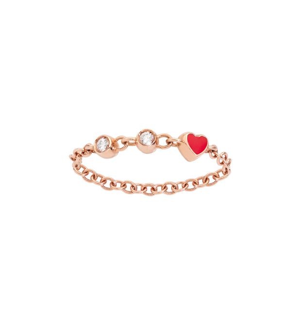Love Message Ring in Rose Gold