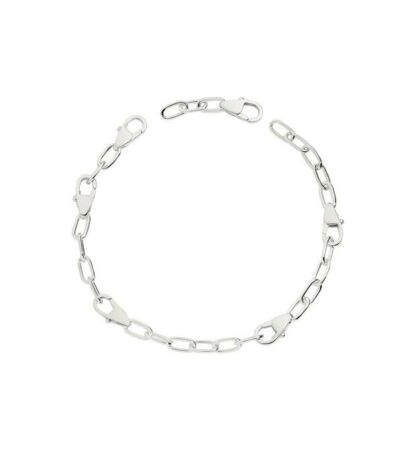 Lobster Clasp Fastening Bracelet in Sterling Silver