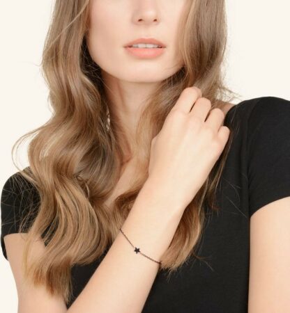 Stellina Bracelet with Black Diamonds