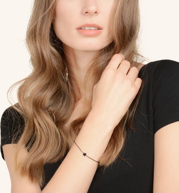 Stellina Bracelet with Black Diamonds