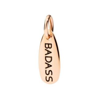 "Badass" Tag Charm
