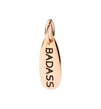 "Badass" Tag Charm