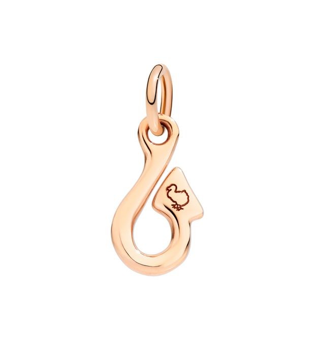 Pisces Charm in Rose Gold