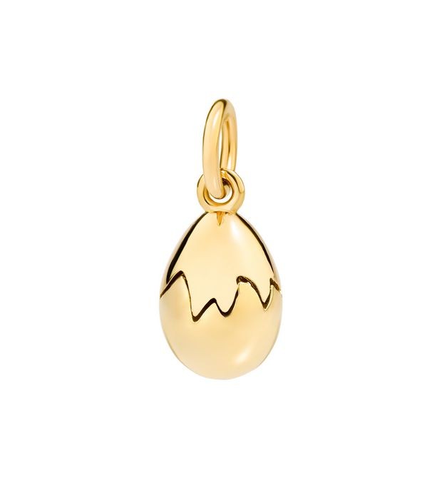 Egg Charm in Yellow Gold