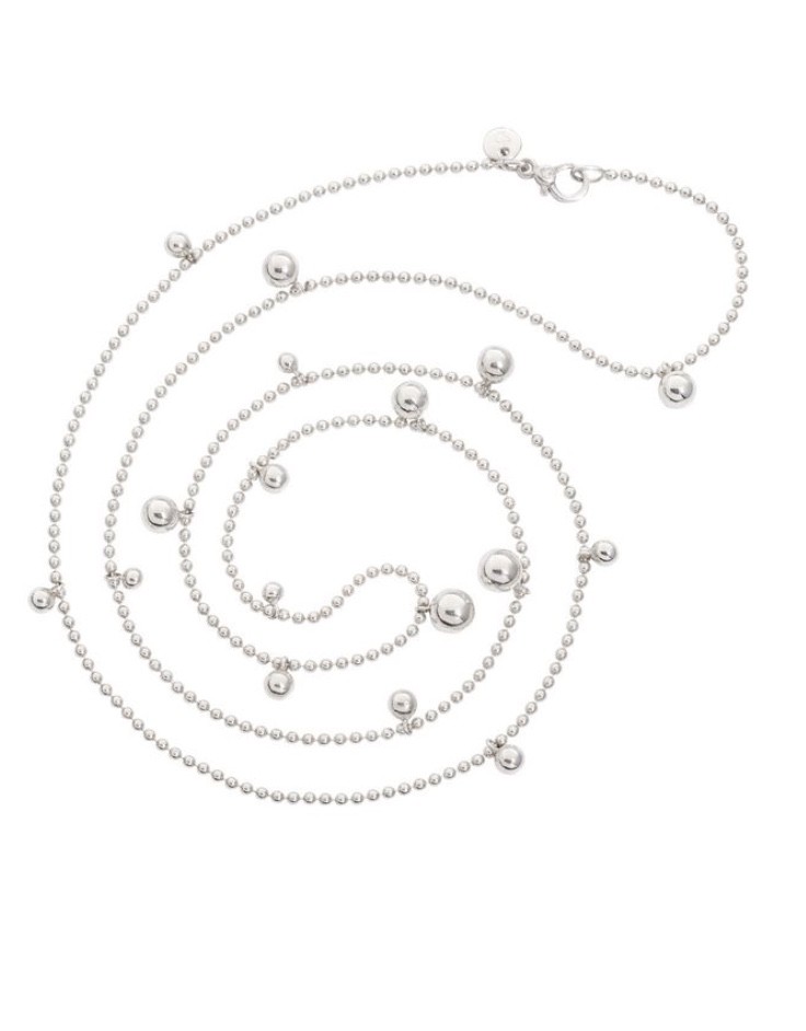 Bollicine Chainlet in Sterling Silver 60 cm