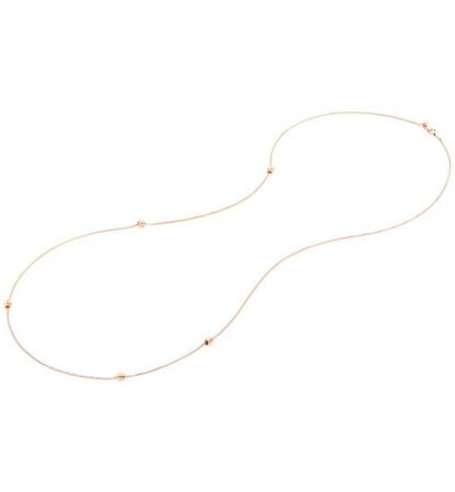 Nodo Long Necklace in Rose Gold