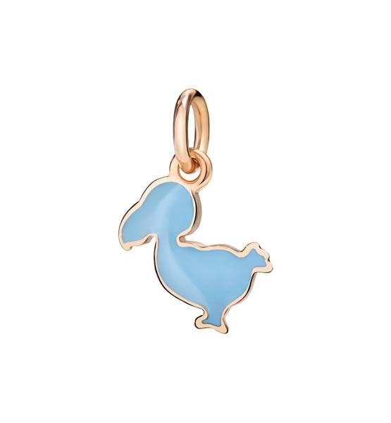 Junior Charm in Light Blue Enamel