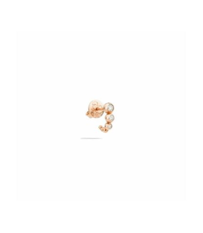 Bollicine Mono Earring in Rose Gold