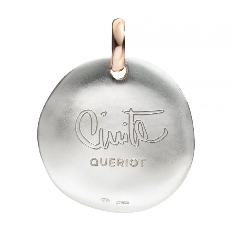 Micro Coin Charm "Je T'Aime"