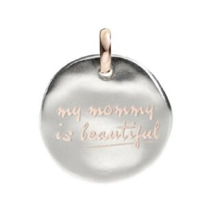 "My Mommy is Beautiful" Coin Charm in Medium