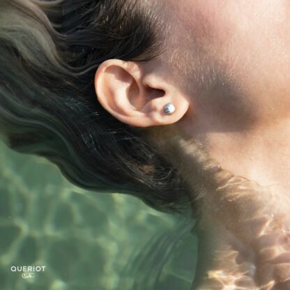 Seashell Earrings in Sterling Silver
