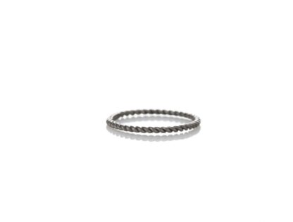 Torchon Ring in Sterling Silver
