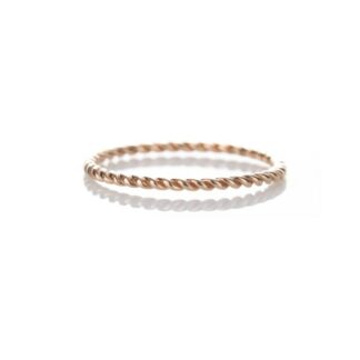 Torchon Ring in Rose Gold