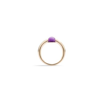 M'Ama Non M'Ama Ring in Rose Gold and Amethyst