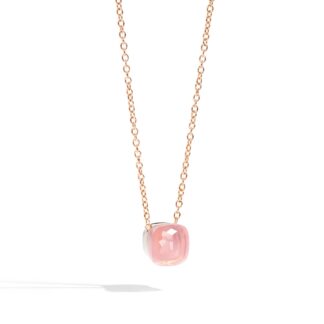 Nudo Necklace with Rose Quartz