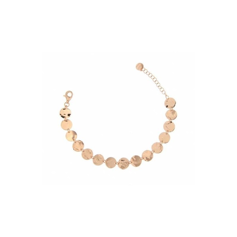 Bracelet with Rose Gold Discs