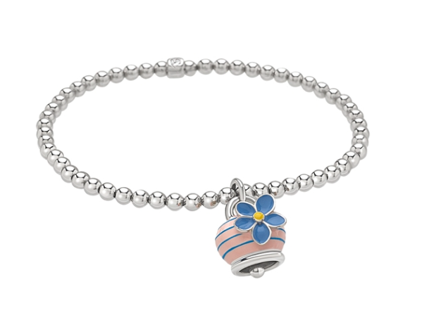 Forget Me Not bracelet with Micro Campanella in Pink