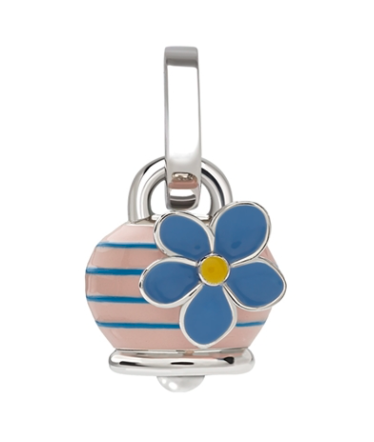 Forget Me Not Micro Campanella Charm in Pink