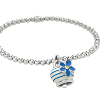 Forget Me Not  bracelet with Micro Campanella in Turquoise