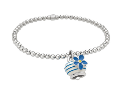 Forget Me Not  bracelet with Micro Campanella in Turquoise
