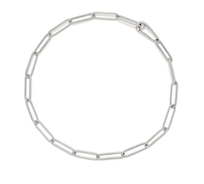 Collana Et Voilà a Maglie Ovali in Argento
