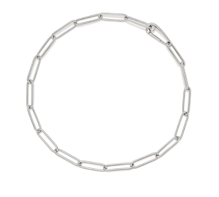 Collana Et Voilà a Maglie Ovali in Argento