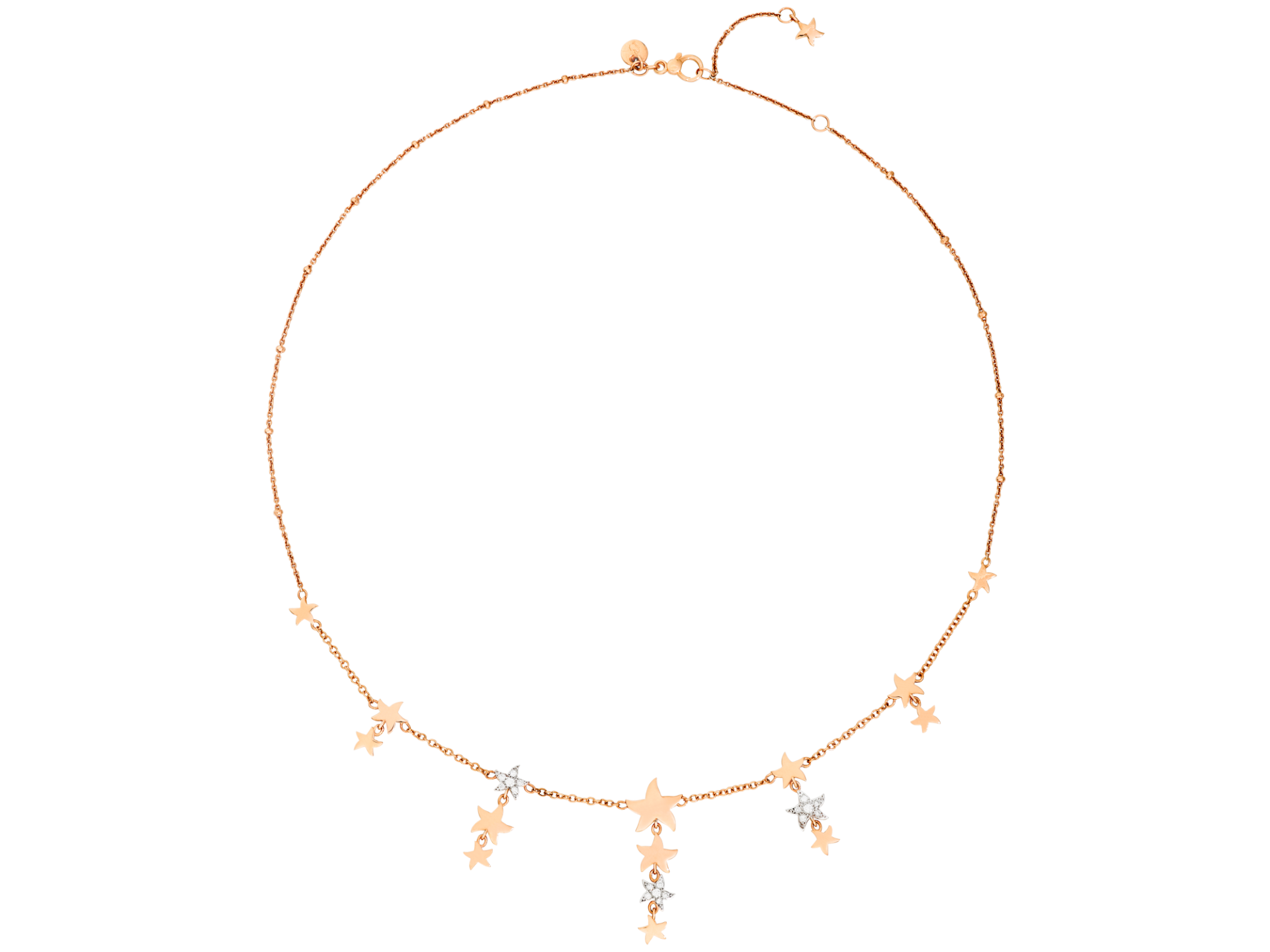 Stellina Necklace in Rose Gold and Diamonds