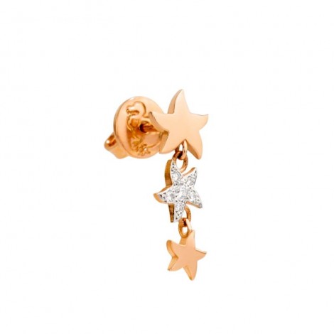 Mono Earring Stellina in Rose Gold and Diamonds