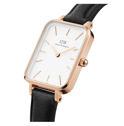 Quadro Pressed Sheffield in White and Rose Gold Stainless Steel