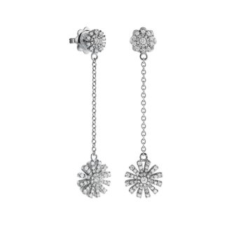 Margherita Earrings in White Gold and Diamonds
