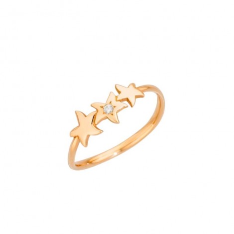 Stellina Ring in Rose Gold and Diamond