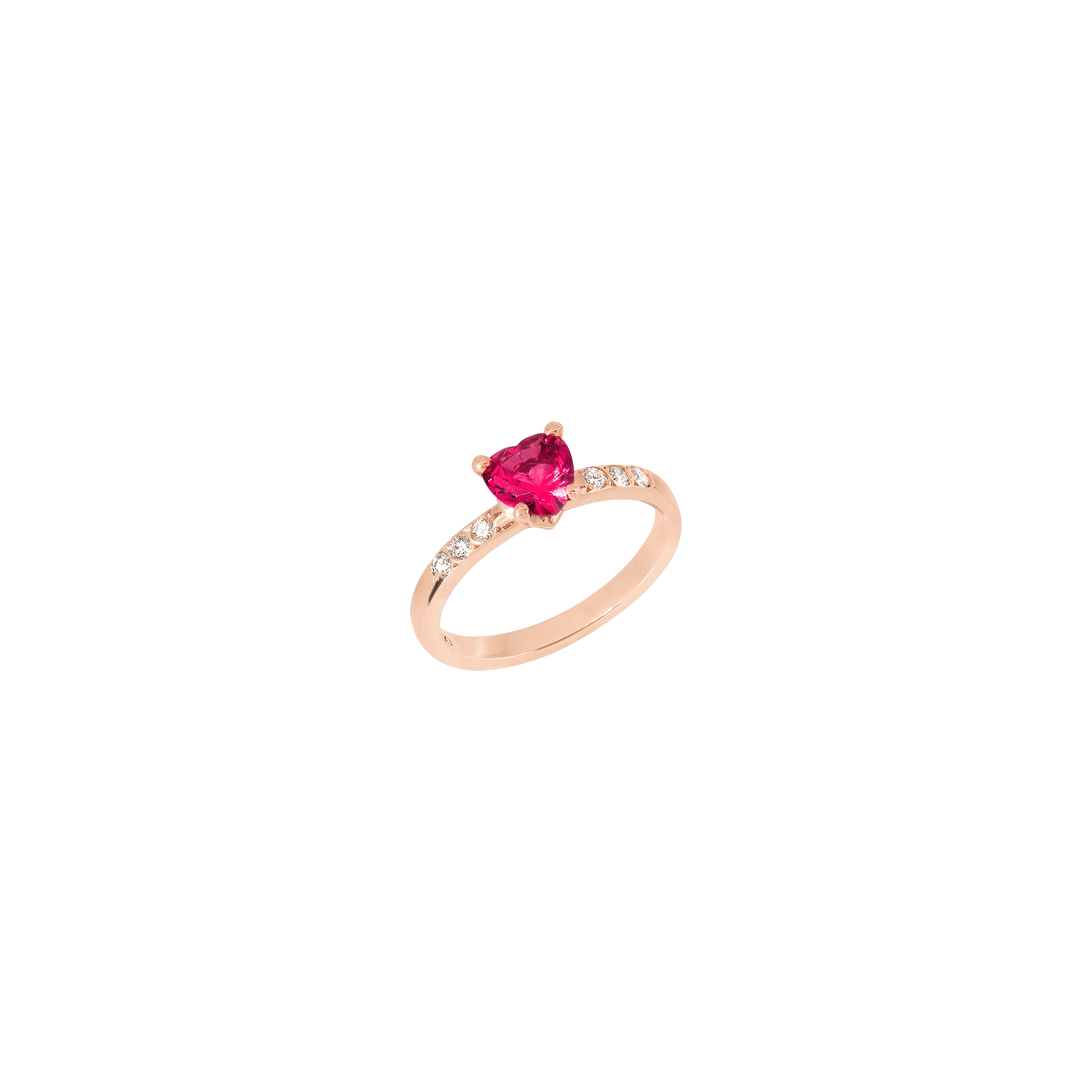 Anello Solitario Cuore