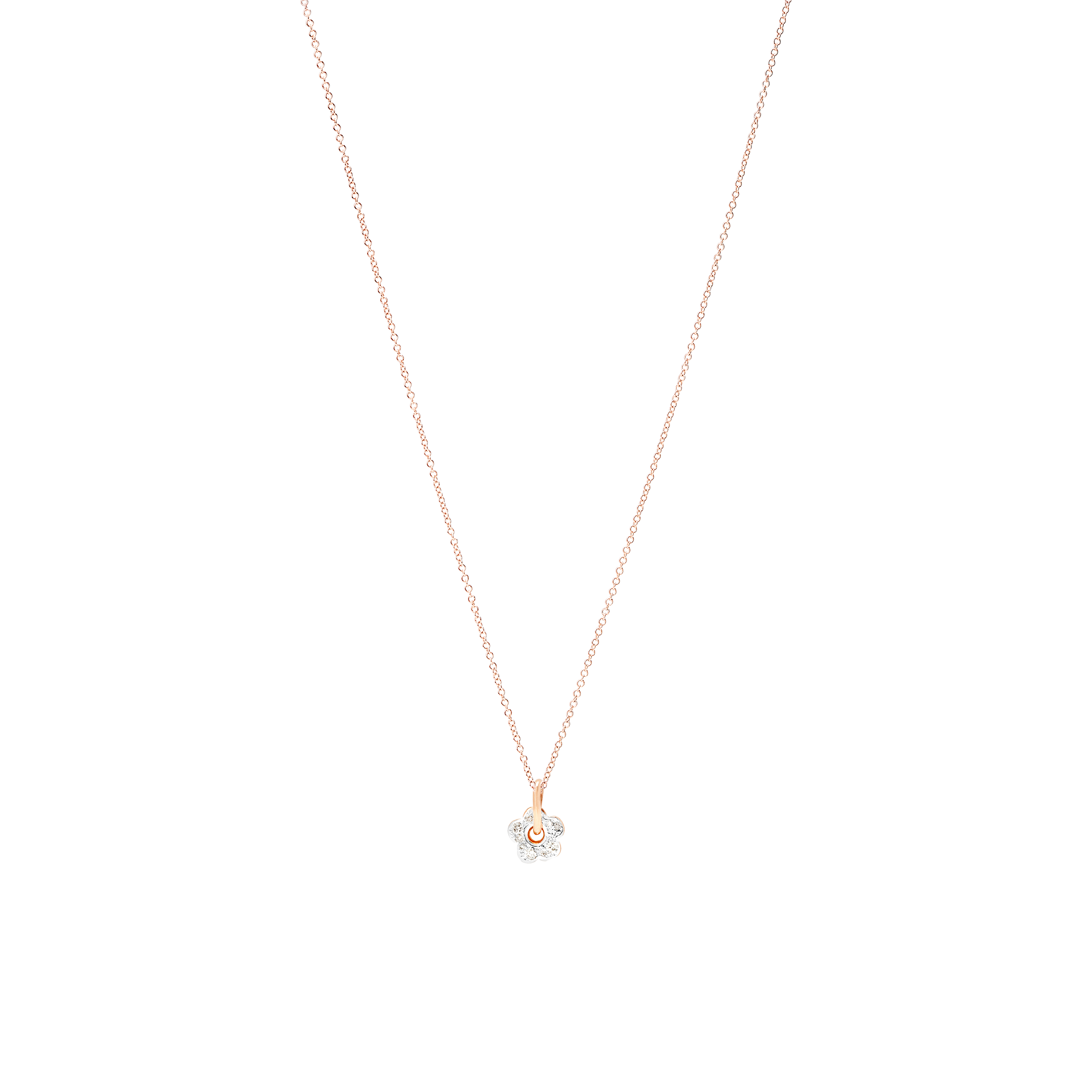 Ciondolo Fiore con Diamanti