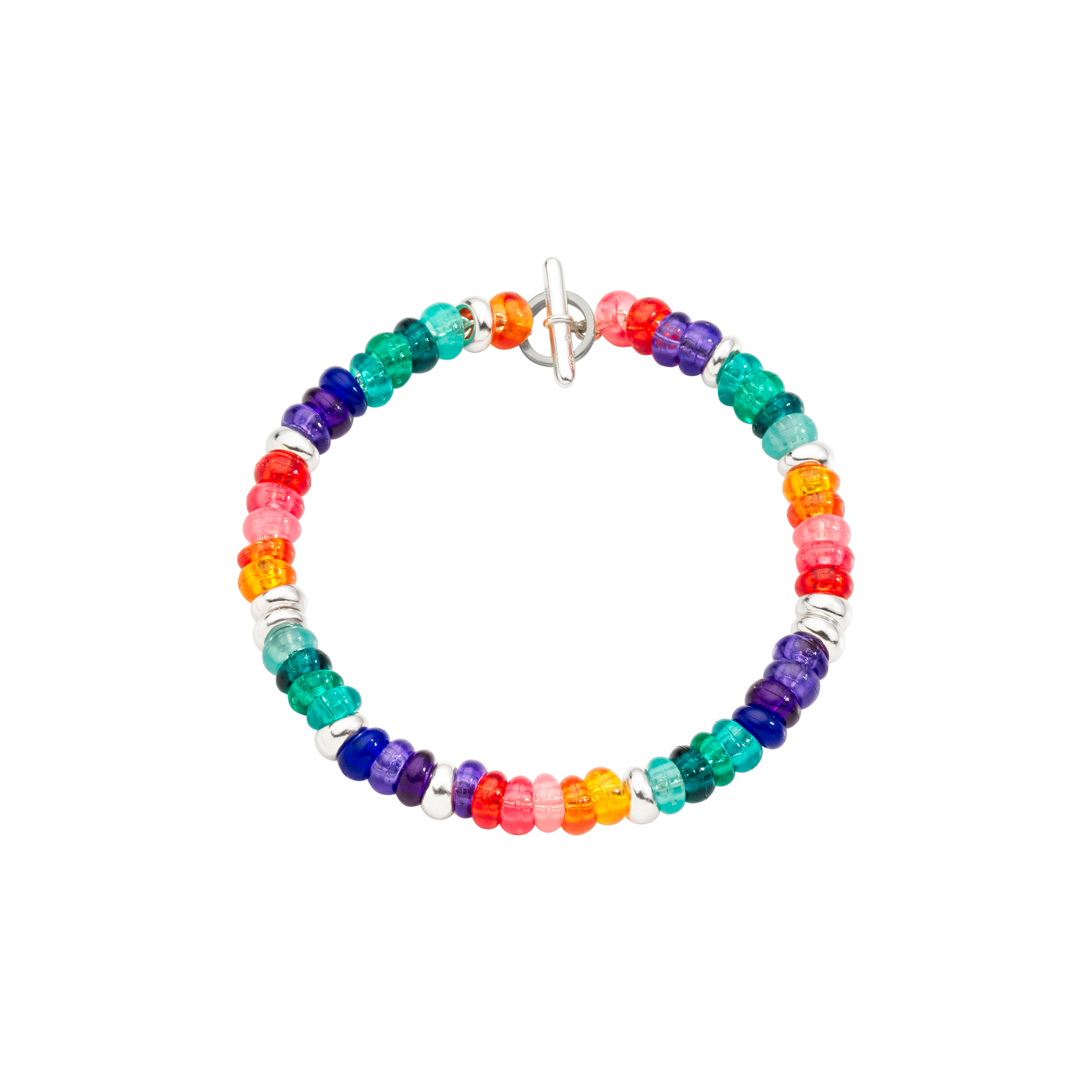 Bracciale Rondelle Rainbow