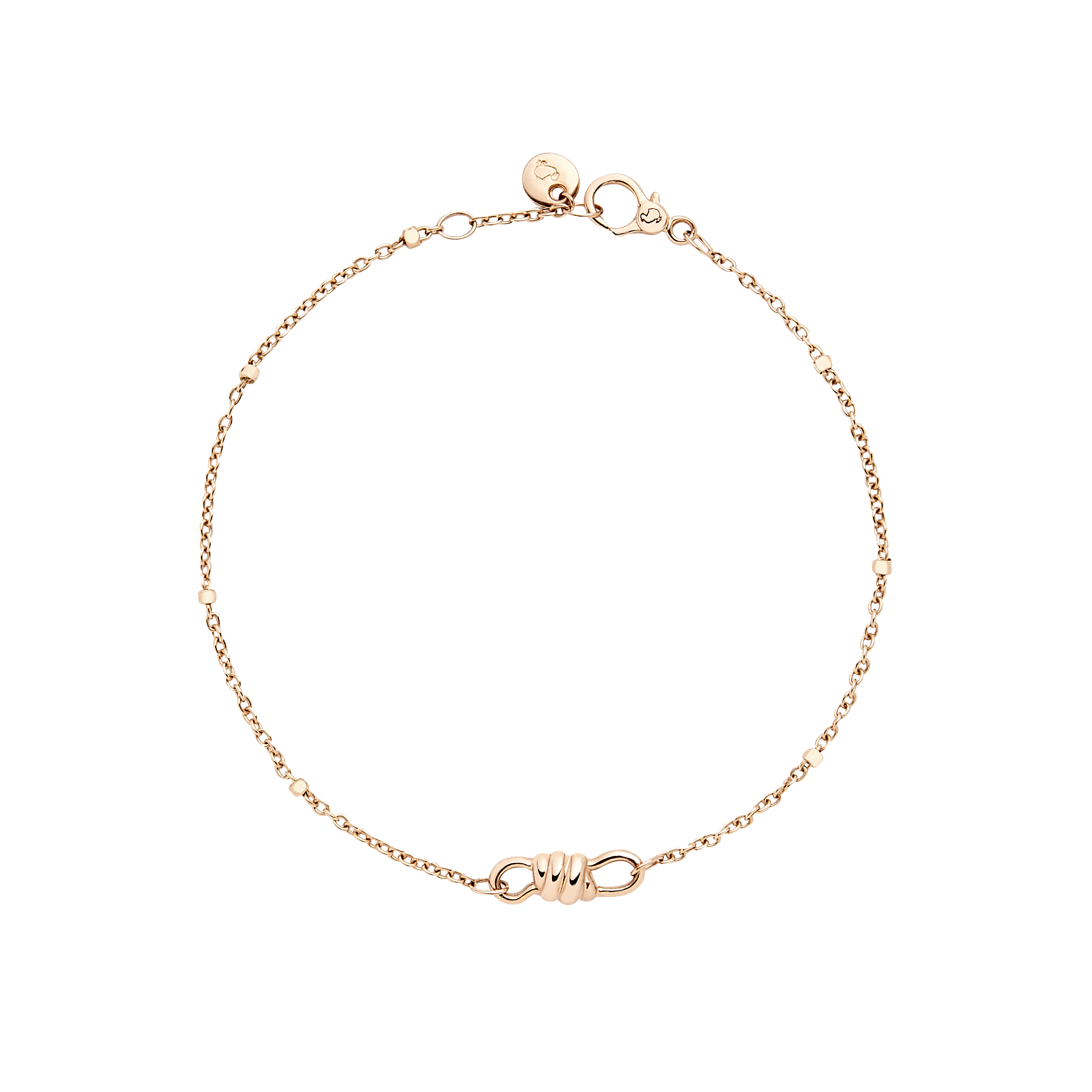 Bracciale Soft Nodo in Oro Rosa 9K