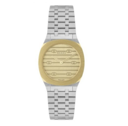 Gucci 25H quadrante oro - 30mm