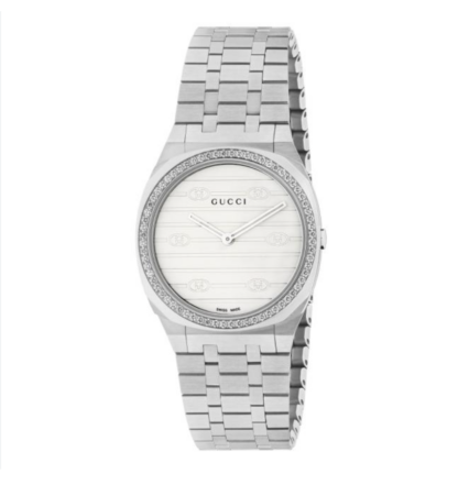 Gucci 25H con diamanti - 30mm