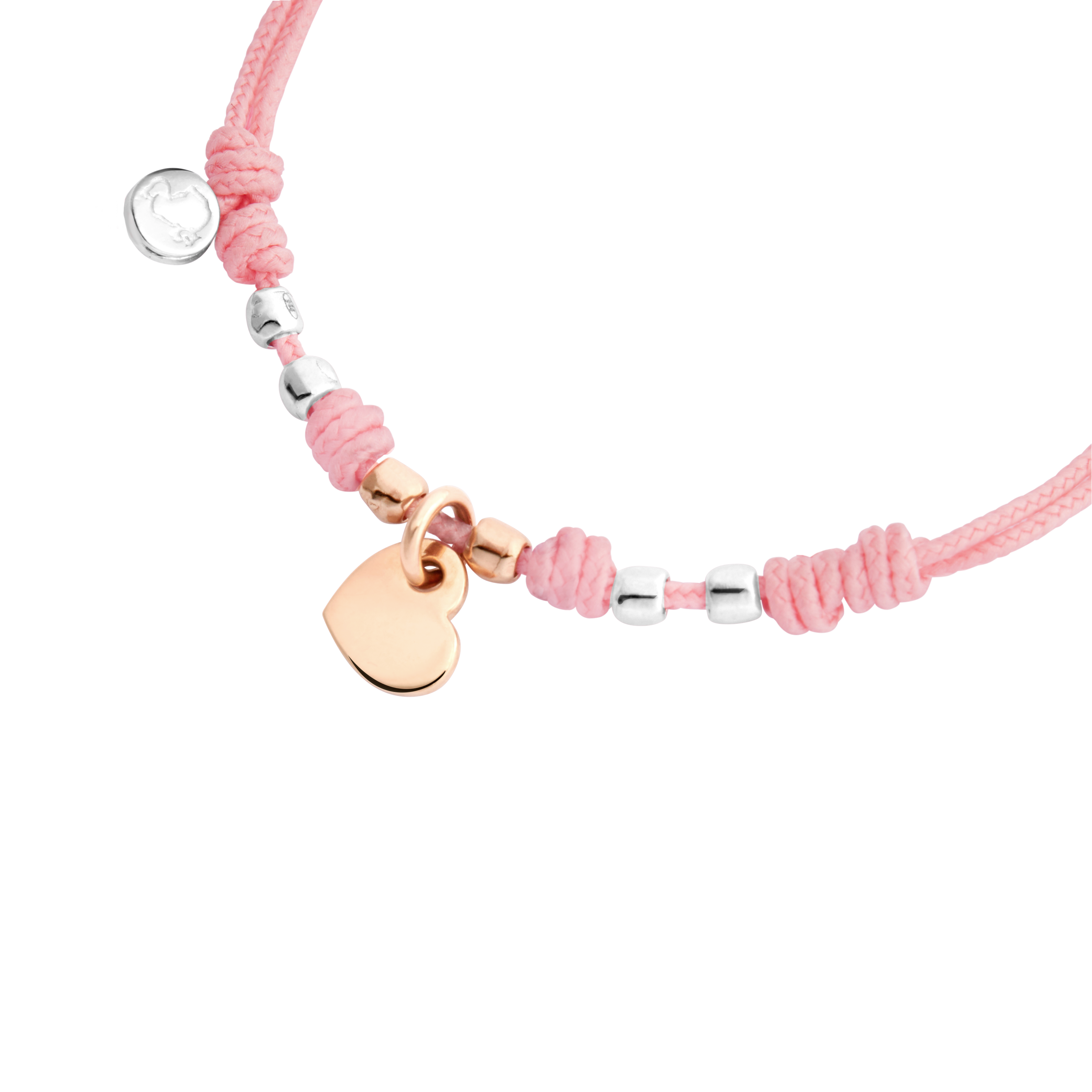 Bracciale cordino Cuore