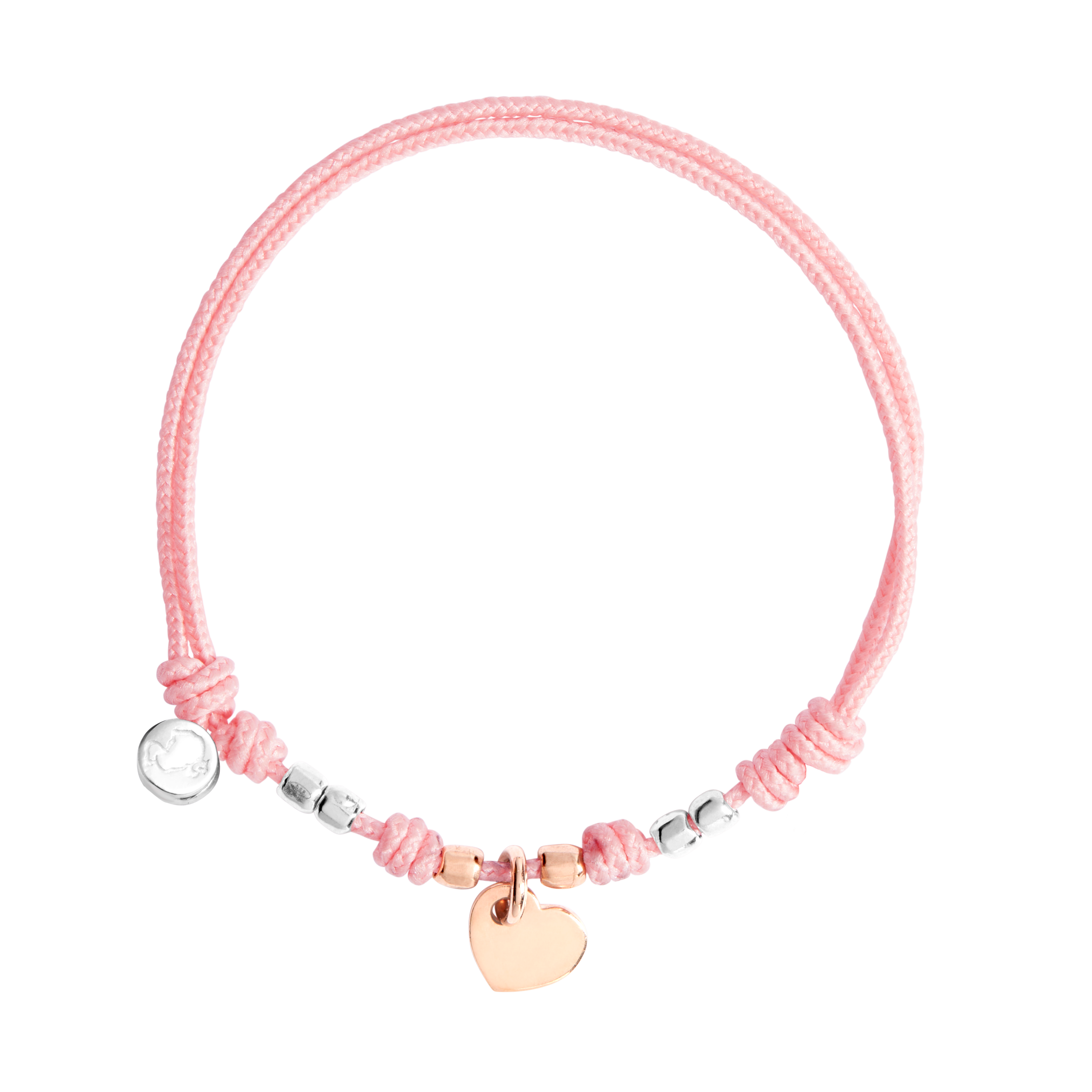 Bracciale cordino Cuore